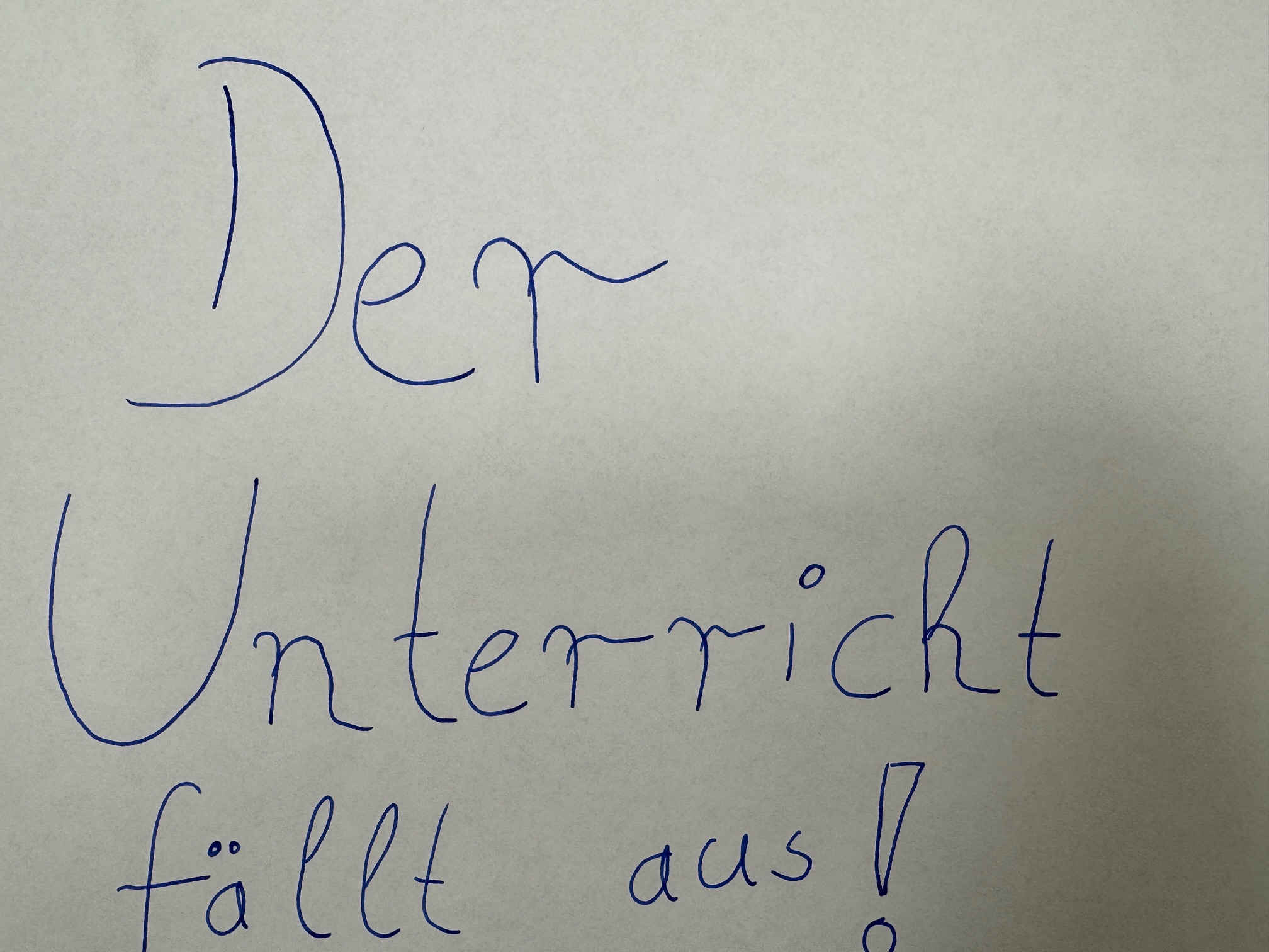 Du betrachtest gerade Unterrichtsausfall am 12.1.2026